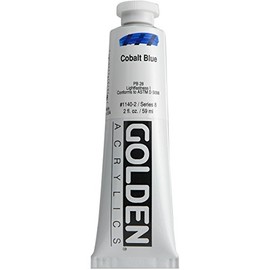 Golden Heavy Body Acrylic Paint, 2-Ounce, Cobalt Blue