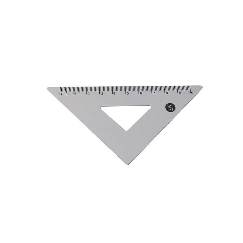 Accod Aluminum Alloy Ruler Set Stainless Steel Scale Ruler Math