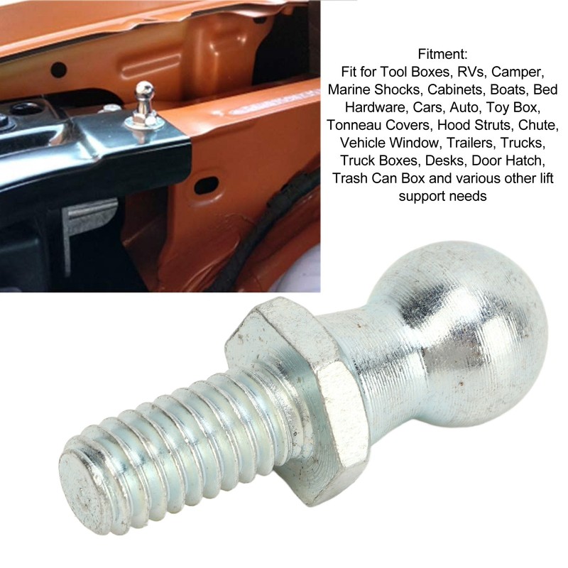 4PCS 13mm Ball Studs with Hardware 5/16in 18 Thread Long