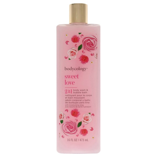 Bodycology Sweet Love Foaming Body Wash, 16 Ounce