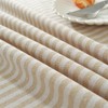 meioro Tablecloths Striped Tassel Table Cloth Rectangular Tablecloth Cotton Linen