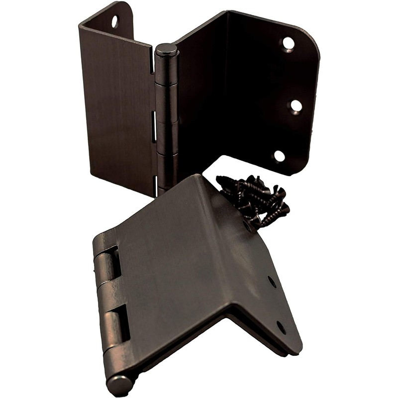 3.5 inch Swing Clear Offset Door Hinge, 3-Pack (1/4 inch