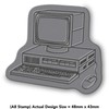A8 'Retro Computer' Unmounted Rubber Stamp (RS00035647)
