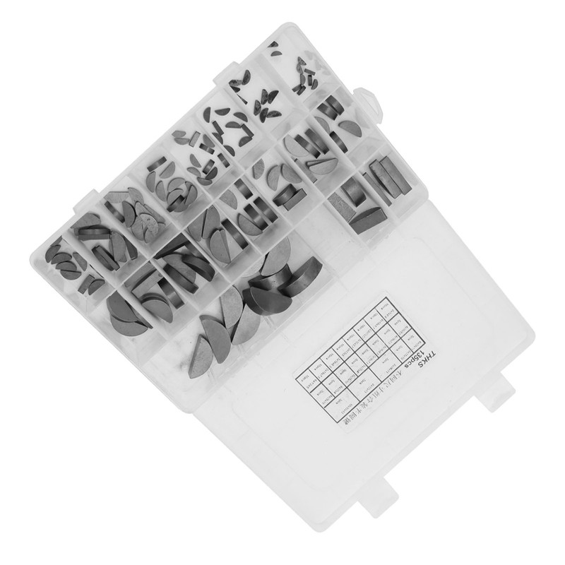 135 Pcs Woodruff Key Flywheel Pulley Crank Way Key Assortment