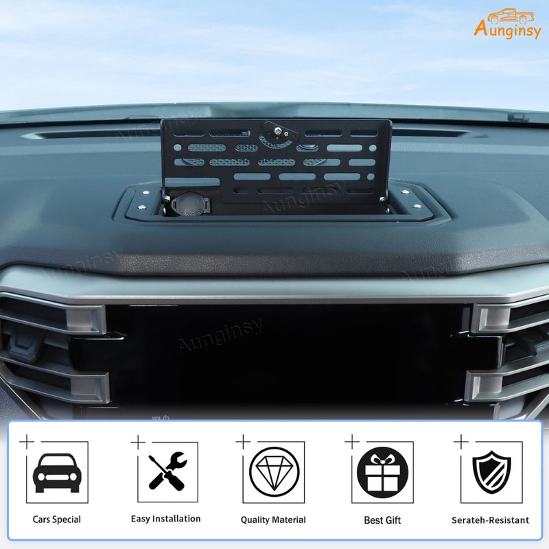 Aunginsy Center Console Dash Storage Tray Compatible with Toyota Tundra/Sequoia