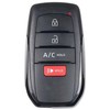 Smart Key for Toyota BZ4X 2023-2024, Alliskeys 4-Buttons Proximity Key