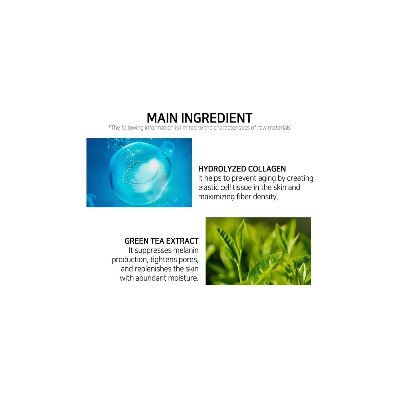 Emulsin Coreana Antiarrugas De Colgeno Y T Verde (3pz) Mixta