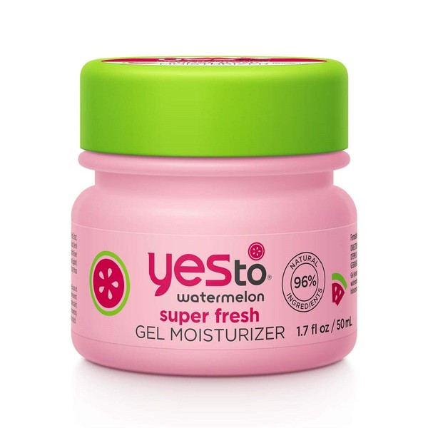 Yes To Watermelon Light Hydration Super Fresh Facial Gel Moisturizer for All Skin Types, 1.7 Fluid Ounce