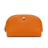 Cosmetic Pouch, Genuine Leather, Made in Japan, Women's, Brand, Large