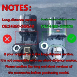 Camshaft Position Sensor 24360-2GGD0 243602GGD0,Cam Sensor Fits for Genesis G70 Hyundai Santa FE Sonata Tucson Veloster N Kia Optima Sorento Sportage Stinger Camshaft