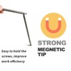 VESTTIO Square Head Screwdriver Bit Set 7PCS SQ1 SQ2 SQ2.5