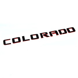 Yoaoo 1x OEM Colorado Red Line Nameplate Emblem Badge 3D Letter Compatible with Original Redline