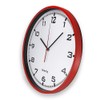 MPM Quality Analogue wall clock - high-quality plastic frame, quartz