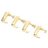 4PCS Violin Fine Tuner Golden Metal Wear Resistant String Fine