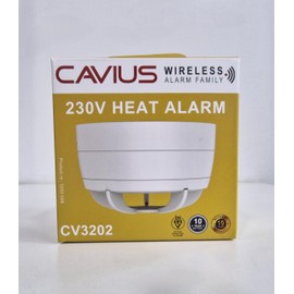 1 x Cavius RF Mains-Powered Heat Alarm | CV3202