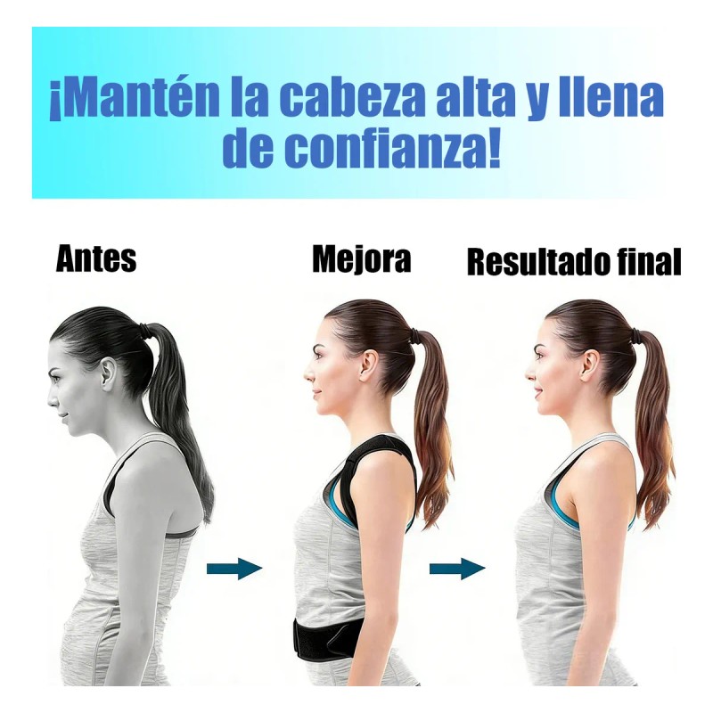 Corrector Postura Espalda Para Hombre Y Mujer Ajustable Faja,espalda Corrector,espalda