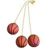 Decorative Basketball Sports Ceiling fan pull with beaded chain -