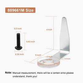 Powswopx 889661M Rafter Hook Replace for Metabo HPT Tool Hanger Fit for Hitachi, Lightweight Aluminum, NR83A5, NR83A5(S), NR83AA5, NV83A5, NR90AC5, NT65A5 and NV75A5 Framing Nailers