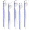 Oral32 5 Pieces Dental Autoclavable Disposable Mouth Mirror Purple -ORAL32