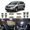 AUTOGINE White LED Interior Lights Kit for Honda Pilot 2016