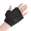 One Pair Heated Fingerless Gloves Polyurethane Fiber USB Non Slip