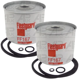 APUK 2x Fleetguard Fuel Filter Replacement for Case International IH 485 574 685 685XL Tractor