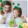24 Sheets St. Patrick's Day Temporary Tattoos, Shamrock Green Leprechaun