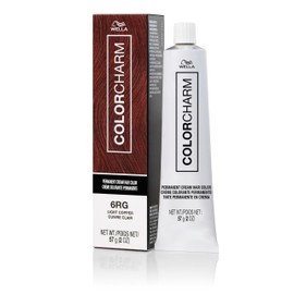 COLORCHARM Permanent Cream Hair Color, 6RG Light Copper, 2 oz.