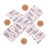 FOMIYES 200 Pcs Bandage Fabric Patches Supplies Small Wounds Flexible