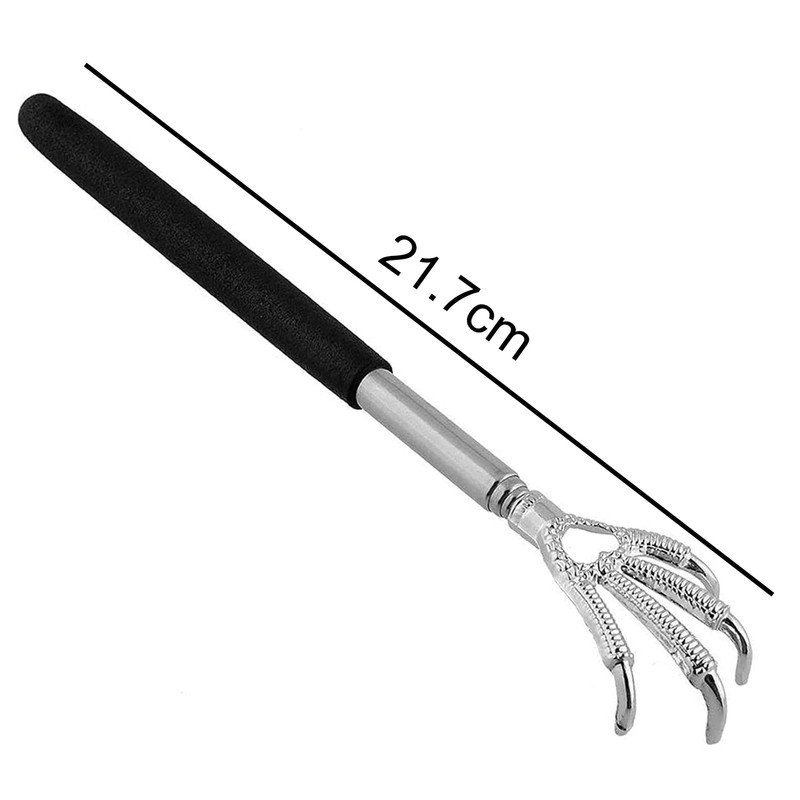 3DBUYER Back Scratcher Extendable Telescopic Hand Massager Stainless Steel with
