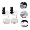 Mipcase 1set Toilet Seat Fixing Hinges Replacement Fittings for Fast
