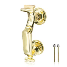Bwintech 1 Pcs Gold Doctors Design Heavy Duty Door Knocker for Front Door