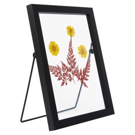 Aynoo Floating Picture Frame 7x9 Picture Frame 5x7 6x8 Floating Picture Frame, Table-top Floating Frame Black Modern Style Wooden Display For 4x6 5x7 6x8 7x9 Picture Frame Black (PHSD0709)