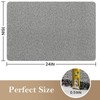 PVC Loofah Shower/Bathtub Mat Non-Slip, 24x16 inch, Soft Tub Mat