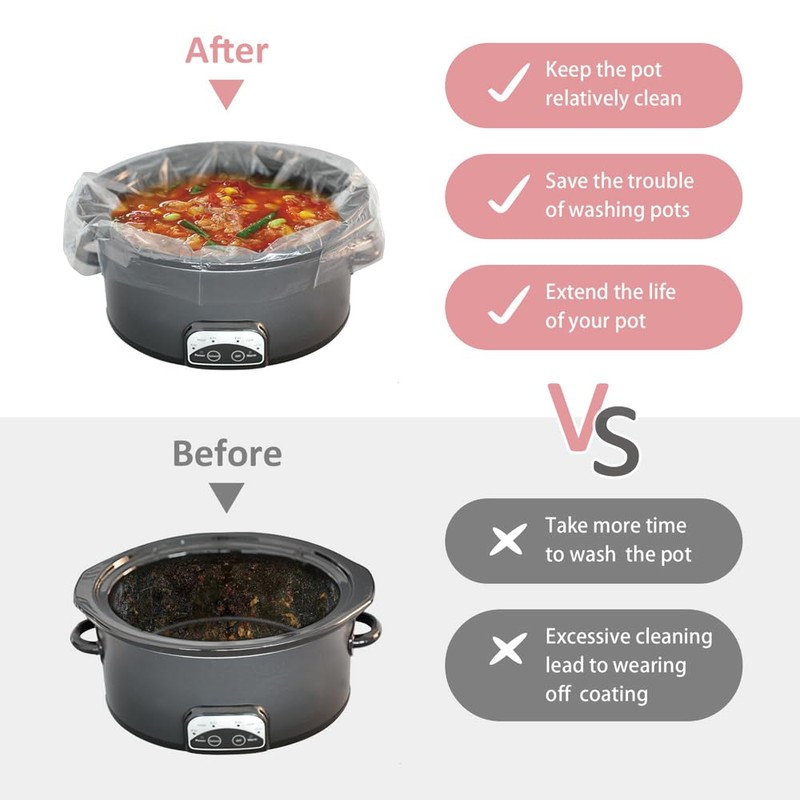 [6 For Free] 36 bags Ebelbo Nylon Pot liners, Slow