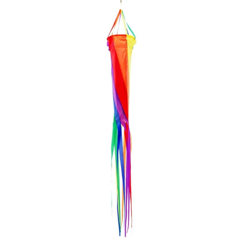 Wolkenstürmer® Windsock Size: 120 cm - Rainbow Wind Turbine -