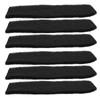 6PCS Ceiling Fan Filter Self Adhesive Activated Carbon Cotton Elliptical