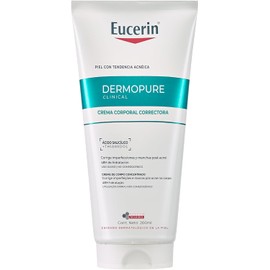 EUCERIN DermoPure Triple Effect Crema Corporal (200ml) Anti-Imperfecciones, Anti-Manchas, Anti-Brillo, Calma e hidrata, ideal para piel grasa o con imperfecciones