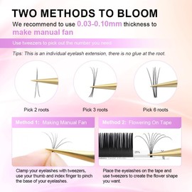 NAGARAKU Pack of 5 Eyelash Extensions Classic Individual 1:1 Eyelashes Individual Eyelashes Natural Semi Permanent Soft Eyelash Accessories Matte Black Single Lash Extension 16 Rows 0.20 mm C Curl