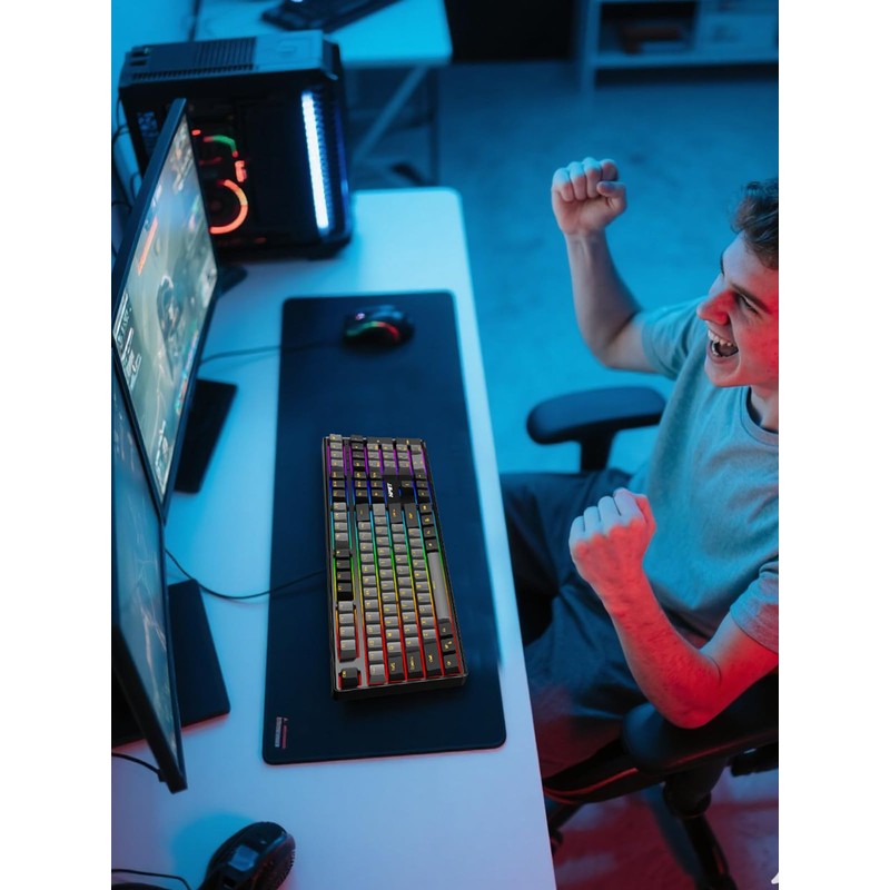 NPET CR108 108 Key RGB Gaming Mechanical Keyboard with Hot