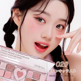 INTOPOP Eyeshadow Palette: 12 Colors, Multi-Colored, Pearless, Matte, Fine Glitter, Eye Shadow Palette, For Beginners, Everyday Makeup, Pink, Brown, Earth Color (02-Melon Caramel)