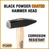 Picard 0000102-0100 Hand-/Rivetting Hammer 100g German Pattern of Hickory, Brown/Black