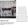 10PCS Wrench Set Chrome Vanadium Steel Flexible Mini Combination Wrench