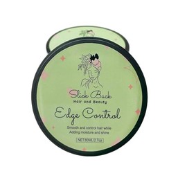 Slick Back Edge Control Travel Size (80ml) TSA Approved NEW!- Control Styling, Taming Frizz and Flyaways, Moisturizing, Non-Greasy, Non- Flaking, No White Residue. For a Slick finished Style.