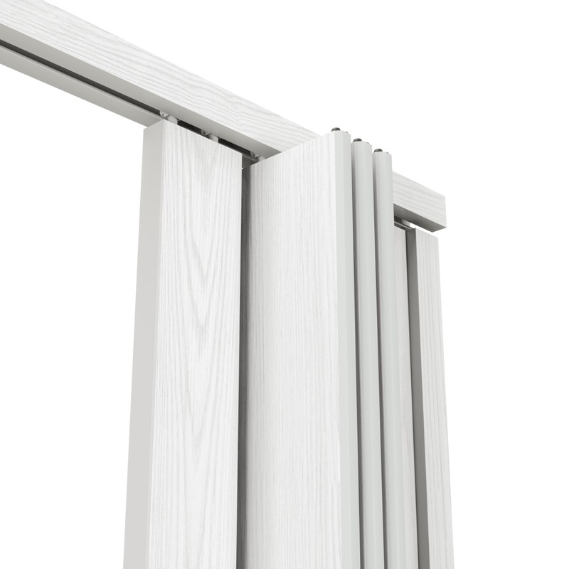 32" W Premium Foldable Accordion Doors, Double Walled Heavy Duty