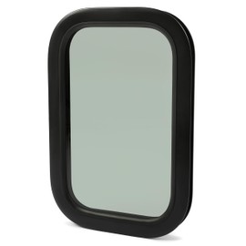 HECASA RV Window 12" X 18" X 1 1/2" Compatible with RV Trailer Camper Tinted Glass Full Window Replacement W/Mounting Ring
