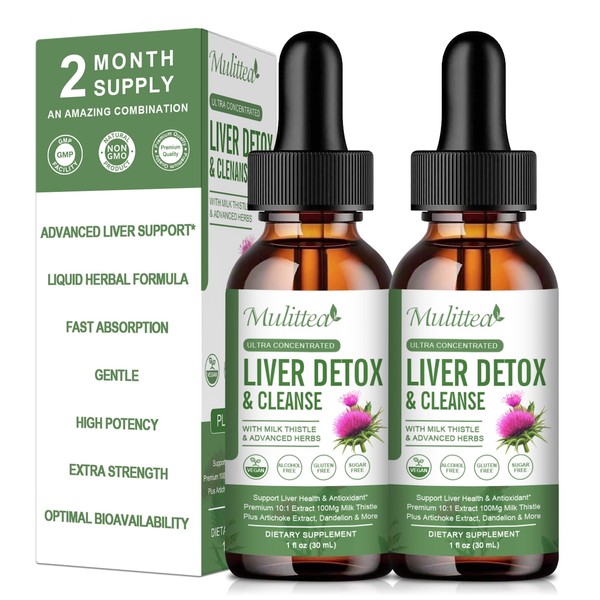 Liver Health Liquid Drops -Support Liver Cleanse Detox & Repair