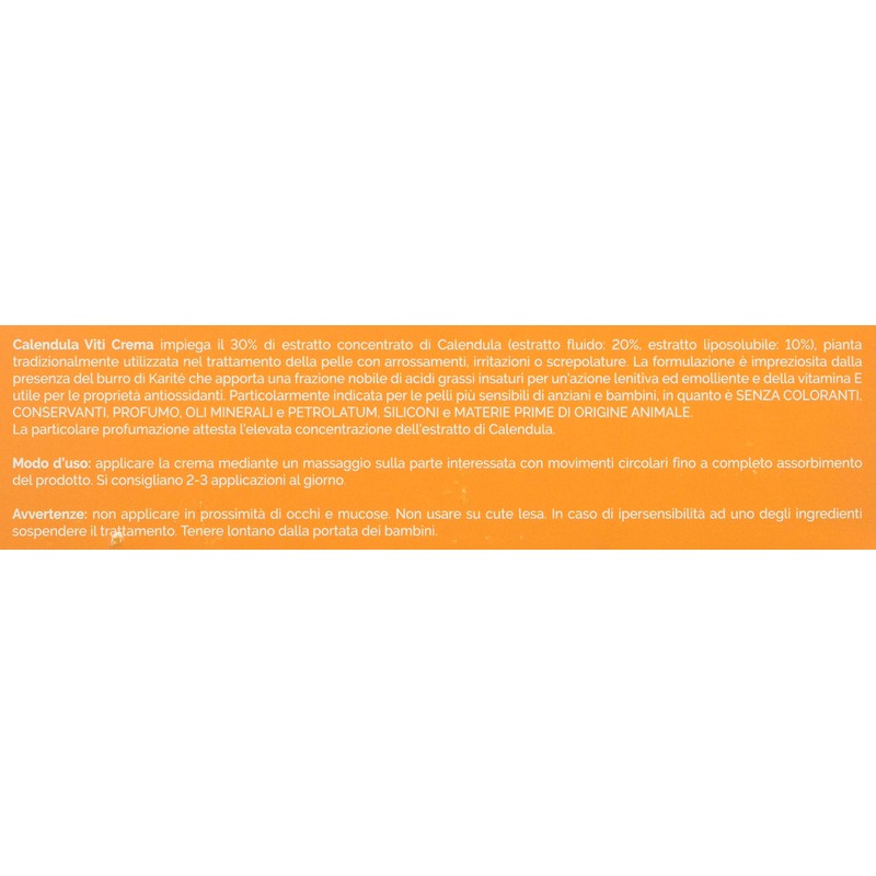 Marco Viti Vvng003 Calendula Cream for Cracked and Cracked Skin