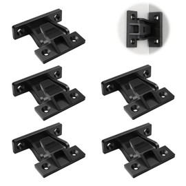 5 Pairs Keku Push in Panel Clips, Plinth Hook Fastener Fitting Press Fit Plinths Fasteners ABS Quick Drop on Hidden Furniture Bath Panels Fixing Clips Board Connector for Cabinet Wardrobe Bed Table