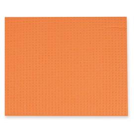 Hygoclean Sponge Cloths Cotton / Cellulose, Orange, Length: 25 cm, W: 31 cm, Pack of 200, Tea Towels, Cleaning Cloths